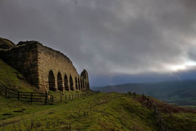 Rosedale showing the ironstone calcining kilns. Picture: Patrick Chambers.