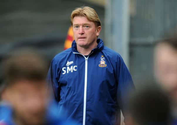 Bradford City's manager Stuart McCall.
 Picture: Jonathan Gawthorpe
