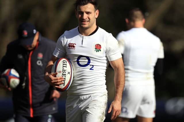 England's Danny Care during a training session at Pennyhill Park, Bagshot.