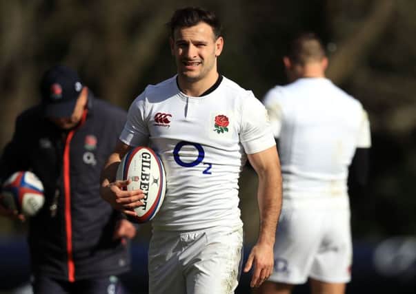 England's Danny Care during a training session at Pennyhill Park, Bagshot.