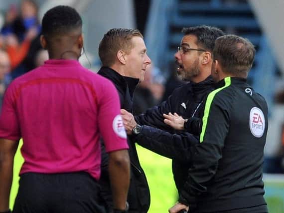 Garry Monk and David Wagner clashed at the end of this month's West Yorkshire derby.