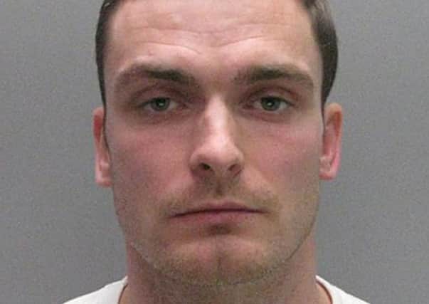 Durham Police picture of disgraced former England footballer Adam Johnson