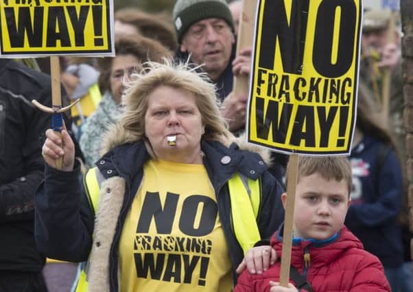 Fracking protesters.