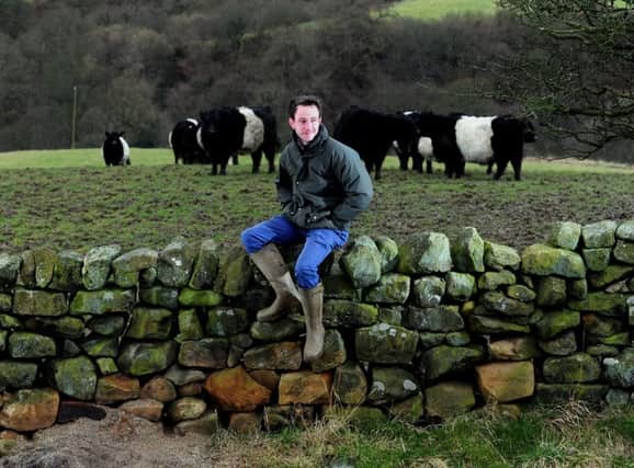 James reeve whose family farm at Stokesley has inspried a letter in support of rural communities.