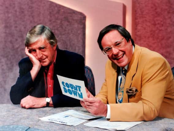 Richard Whiteley in his role as Countdown host.