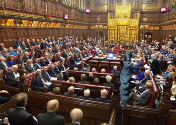This week's House of Lords debate on Brexit which voted against the Government.