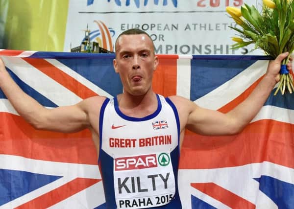 Belgrade mission: European Indoor champion Richard Kilty will defend his 60m title in Serbia this weekend. (Picture: PA)