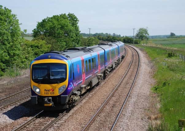 The trans-Pennine rail line is supposed to be electrified by 2022.