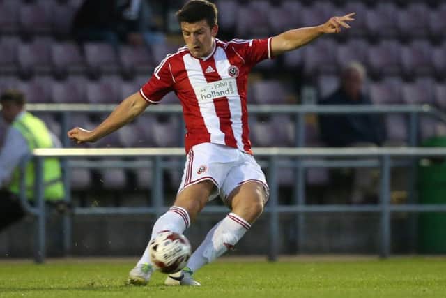 Harry Maguire in his Sheffield United days. (Picture: Martyn Harrison)