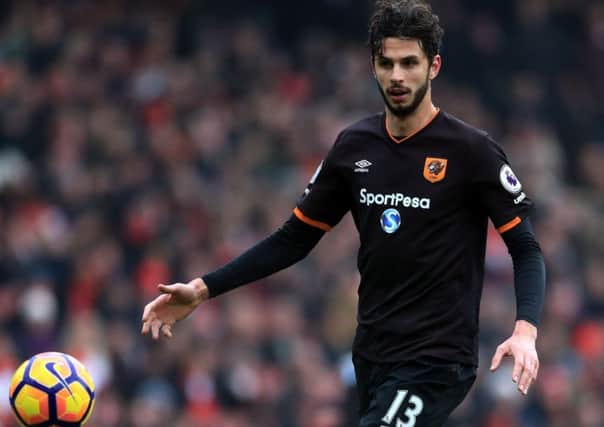 Key signing: Hull City loan signing and Italy defender Andrea Ranocchia has impressed in short time with the Tigers. (Picture: Adam Davy/PA)