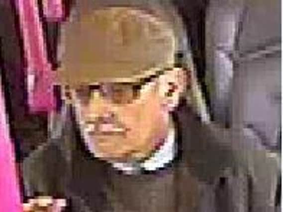 A CCTV image of missing man Barry Jones.