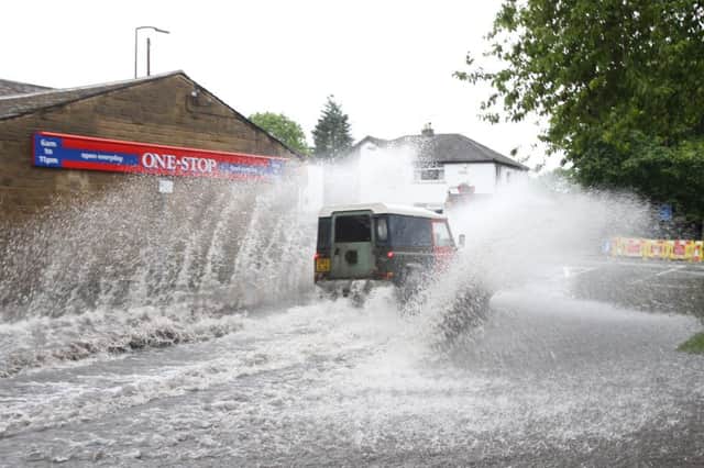 Flooding on Granny Hall Lane, Brighouse