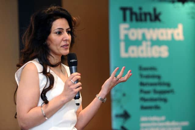 Forward Ladies hosts an event to mark International Women's Day at the Hilton Leeds City. Pictured Kavita Oberoi OBE, one of the UKs most highly regarded and successful femaleentrepreneurs and social philanthropists.3rd March 2016.Picture Jonathan Gawthorpe