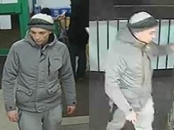 Do you recognise the man pictured in these CCTV images?