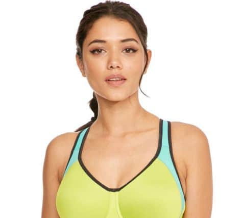 Freya sonic underwire sports bra in lime punch, Â£38, at Figleaves.com.