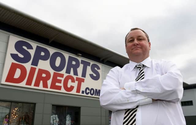 File photo of Sports Direct founder Mike Ashley outside the Sports Direct headquarters in Shirebrook, Derbyshire.