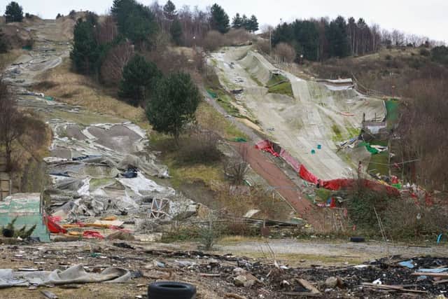 Sheffield Ski Village, where Katie and Molly Summerhayes, and James Woods, learned freesstyle skiing, has been left derelict. (Picture: rossparry.co.uk/Tom Maddick)