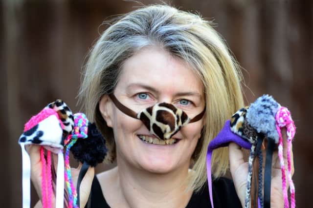 a nose for success: Sally Steel-Jones, the founder of The Nose Warmer Company, has seen a growing demand for her products abroad. Picture: scott merrylees