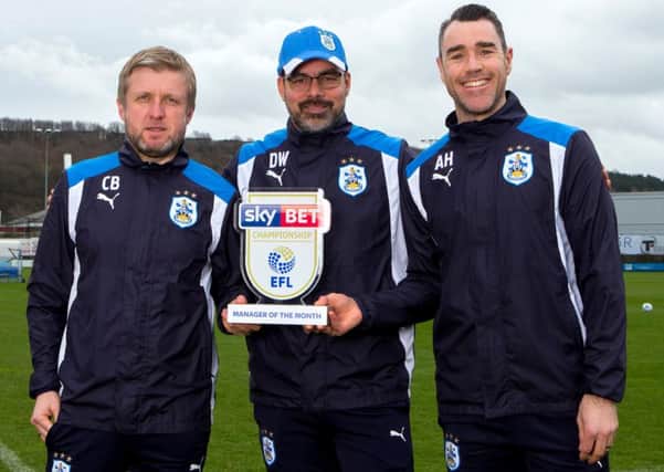David Wagner of Huddersfield Town wins the Sky Bet Championship Manager of the Month award. (Picture: Robbie Stephenson/JMP)
