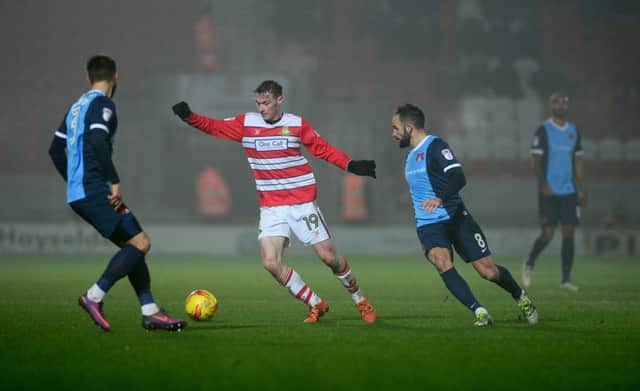 IN CONTENTION: Doncaster Rovers' Liam Mandeville. Picture: James Hardisty.