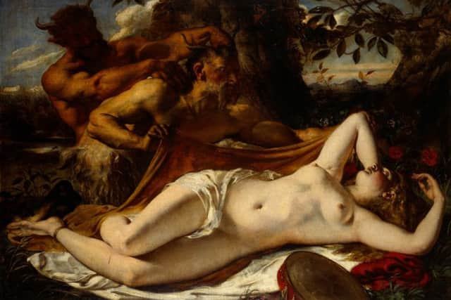William Etty, Sleeping Nymph and Satyrs, 1828, oil on canvas. Picture: Royal Academy of Arts, London/Prudence Cuming Associates