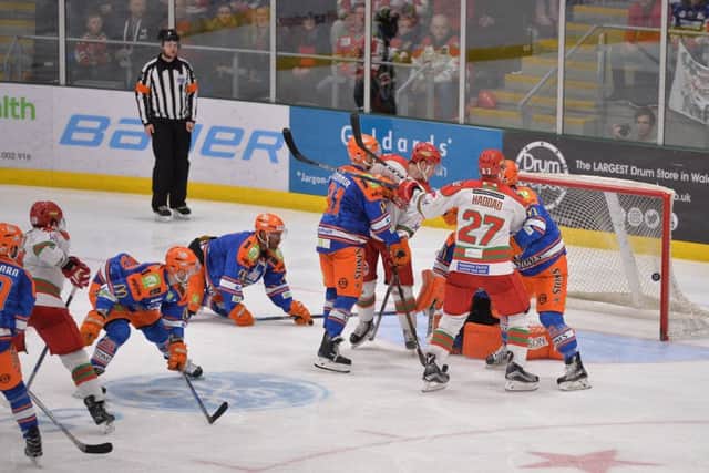 Sheffield Steelers will face off against Cardiff Devils again at home on Sunday night. Picture: Dean Woolley.