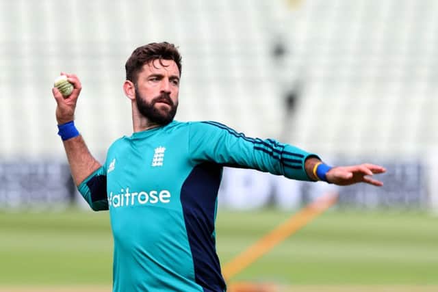 England's Liam Plunkett during a nets session at Edgbaston