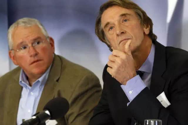 Jim Ratcliffe (right), chairman of Ineos