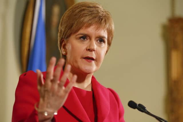 First Minister of Scotland, Nicola Sturgeon, gives a speech at Bute House (official residence of the Frist Minister) outlining her plans to trigger article 30 - requesting a new Scottish independence Referendum.

bute house, Edinburgh 13-03-17
