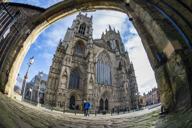 Date:25th December 2016. Picture James Hardisty.
The York Minster bells fell silent for the first time in over 600 years for the York Minster Solemn Eucharist of Christmas Day service.