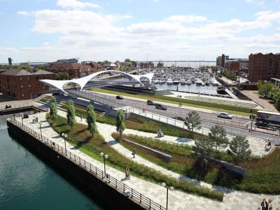Hull Council wants the new landmark bridge built early on in the 220m scheme