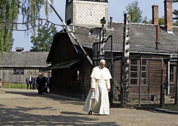 We wll never forget  - Pope Francis pays his respects at the Auschwitz-Birkenau concentration camp.