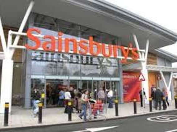 Sainsbury's reported a 0.5 per cent fall in like-for-like supermarket sales