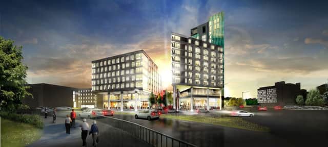An artist's impression of New Era Square, the 'Chinatown' development in Sheffield, led by New Era Developments