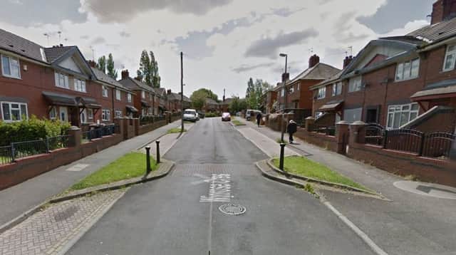 The assault happened at an address in Winrose Crescent, Leeds. Pic: Google.