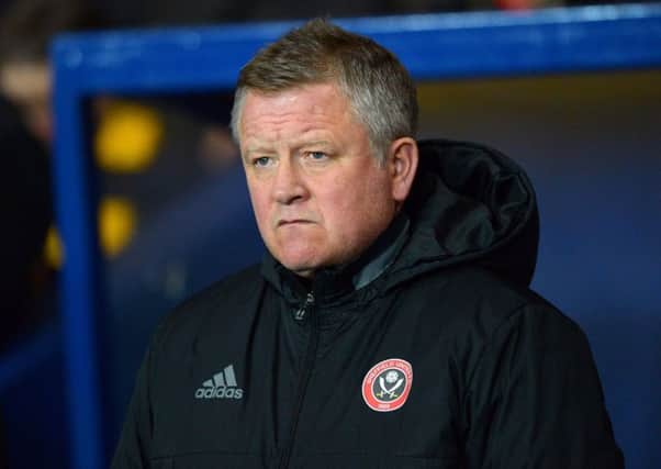 Sheffield United's manager Chris Wilder (Picture: Robin Parker/Sportimage).