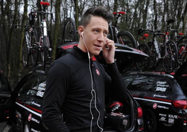 Josh Edmondson, pictured riding for NFTO Pro Cycling last year. (Picture: Bruce Rollinson)