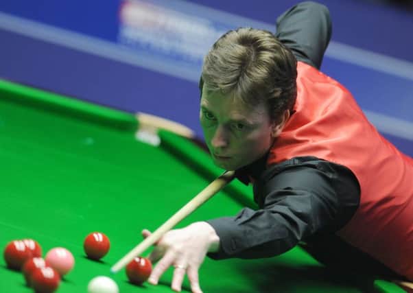 Republic of Ireland's Ken Doherty during the Betfred.com World Snooker Championships at the Crucible Theatre, Sheffield, back in 2012.