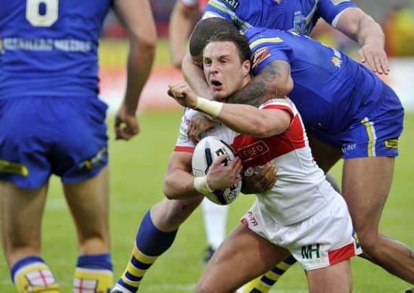 Hull KR's James Donaldson seen in action against Warrington Wolves (Picture: Bruce Rollinson).