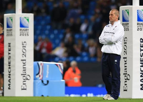 Stuart Lancaster has been praised for his work with England by current head coach Eddie Jones, as the national side chase a record-breaking 19th consecutive Test win in Dublin today (Picture: Nigel French/PA Wire).