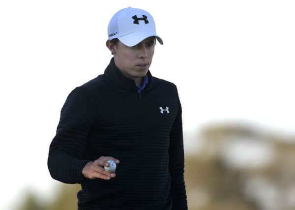 Matt Fitzpatrick acknowledges the crowd after making a putt during the Arnold Palmer Invitational in Orlando (Picture: Phelan M Ebenhack/AP).