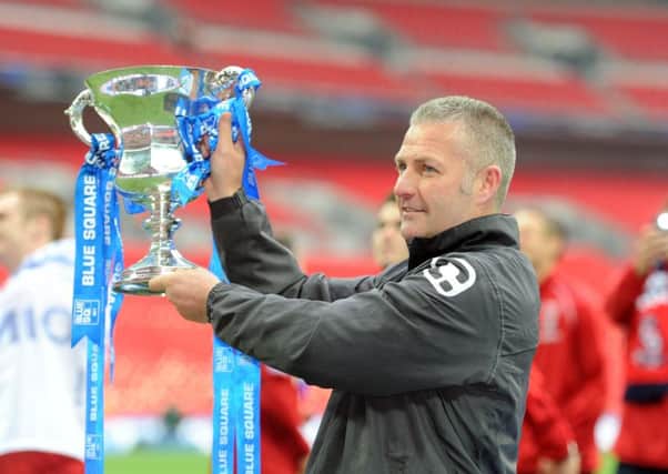 Gary Mills celebrated a Wembley double as York boss in 2012