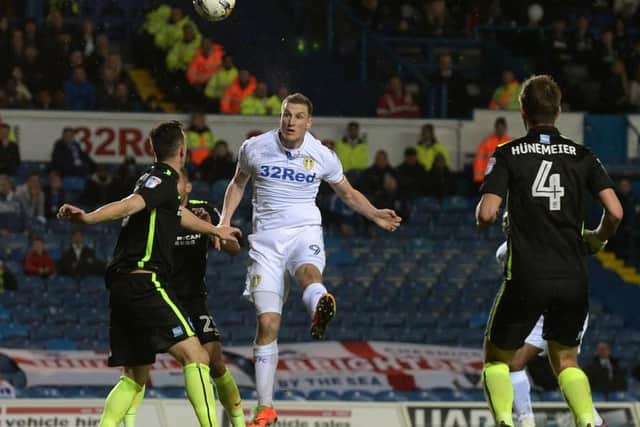 Chris Wood powers home a fine opener for Leeds