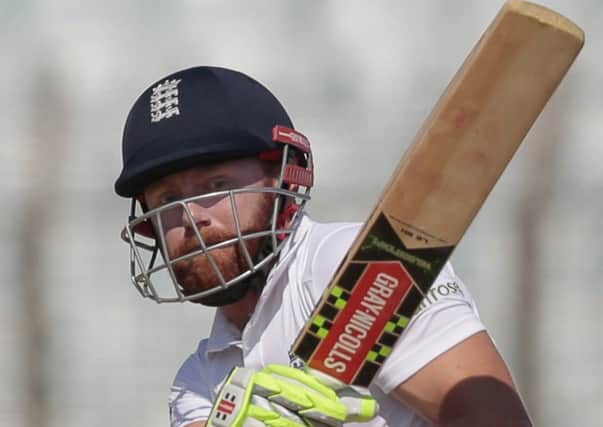 England's Jonny Bairstow - but when is he free to play for Yorkshire? (AP Photo/A.M. Ahad)