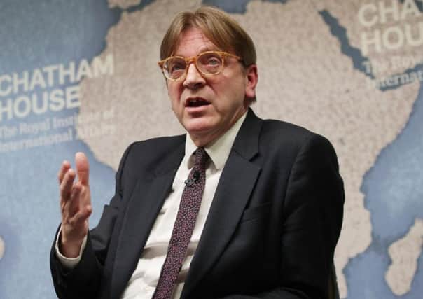 Guy Verhofstadt has backed the idea of "associate" EU citizenship