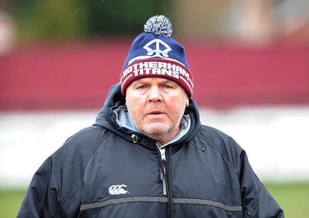 Rotherham Titans' head coach Justin Burnell (Picture: Scott Merrylees).