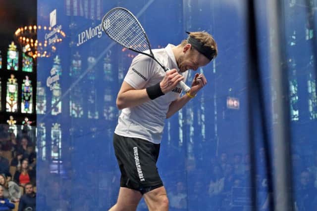 James Willstrop - back up to No 6 in the world rankings. Picture courtesy of PSA.