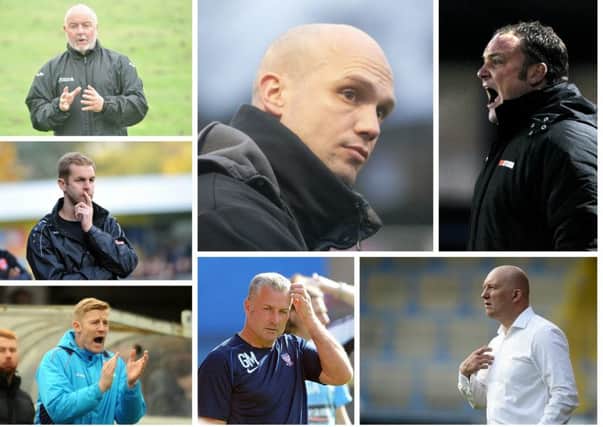 A handful of managers from Yorkshire's non-league scene ...
