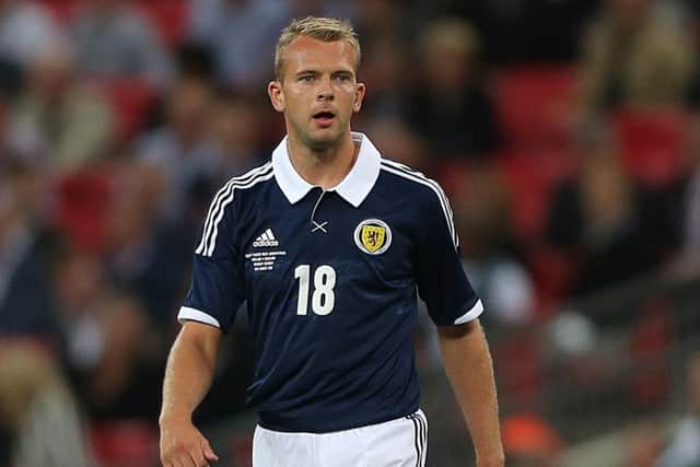 HELLO AGAIN: Jordan Rhodes, in action for Scotland back in 2013. Picture: Nick Potts/PA