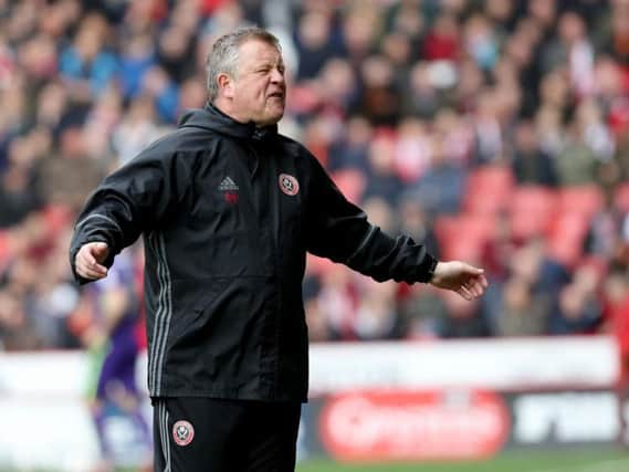 Sheffield United boss Chris Wilder (Photo: Sportsimage)